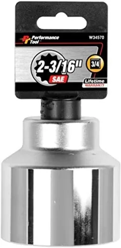 Miniatura 27 de Performance Tool W34855 - Llave de vaso estándar de 12 cantos de 3/4" 55mm