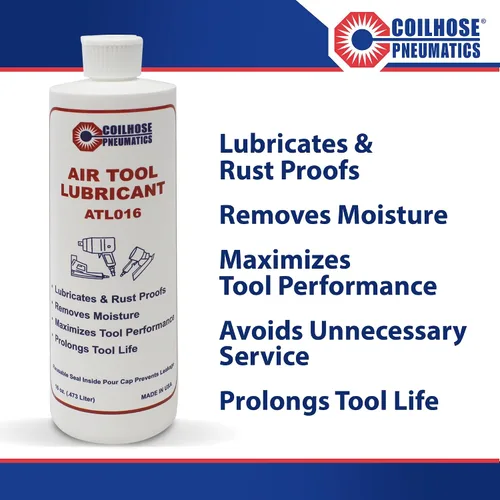 Miniatura 5 de Coilhose Pneumatics Lubricante para herramientas neumáticas, botella de 16 onzas (lubricante ATL016, paquete de 4)
