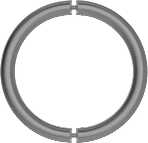 Miniatura 8 de BRIXWELL HC-6BTB-ACP - Manija de puerta de ducha de estilo circular de centro a centro de 6 pulgadas, montaje trasero con cobre antiguo