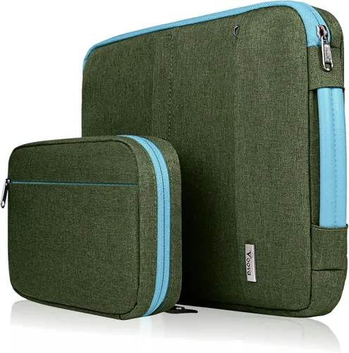 Voova Funda para laptop de 15.6 pulgadas compatible con MacBook Air 15 M2/M3/M4, MacBook Pro 15/16, 15-16 pulgadas Hp, Lenovo Dell Acer, bolsa de