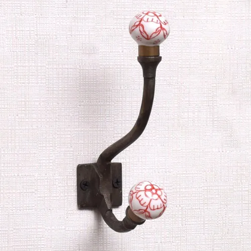 Miniatura 28 de Indian Shelf Ganchos de pared para colgar abrigos, ganchos de pared bohemios negros Perchero de pared Ganchos para colgar toallas Ganchos