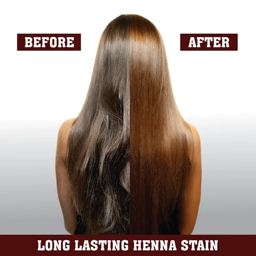 Miniatura 5 de Kaveri Paquete de 4 tubos de cono de henna listos para usar, color marrón oscuro natural, color rojo, para mujeres, perfecto para con aceite