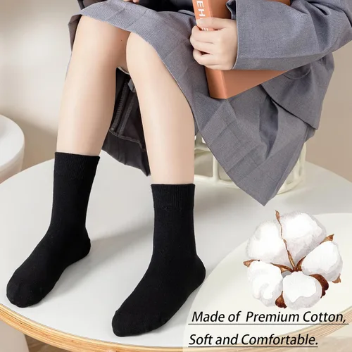 Miniatura 2 de Mini Angel Calcetines de algodón sin costuras para niños y niñas, 6 pares