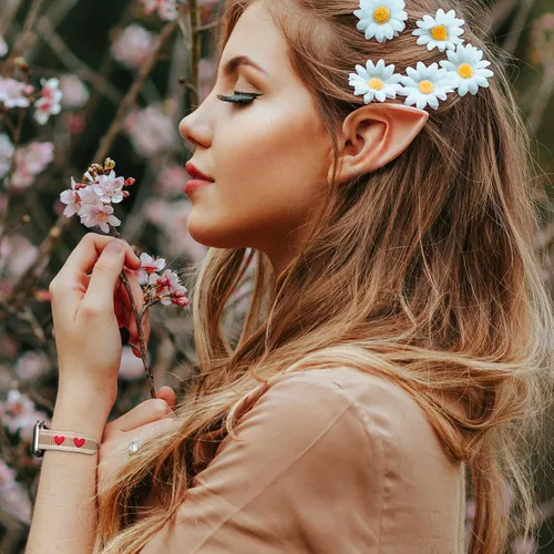 Miniatura 4 de Pulsera bohemia compatible con Apple Watch Band de 1.614 in/1.496 in/1.575 in 1.929 in/1.772 in/1.811 in/1.732 in/1.654 in, correa multicapa hecha a