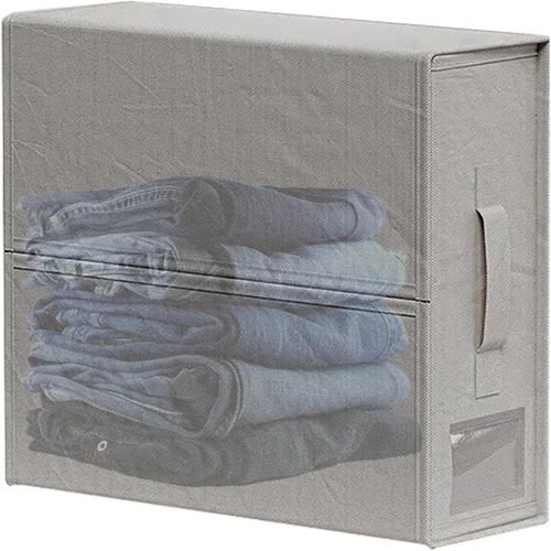 Miniatura 6 de Organizador plegable de almacenamiento de ropa de cama, organizador de sábanas, caja de almacenamiento de tela Oxford 600D para ropa de cama, toalla