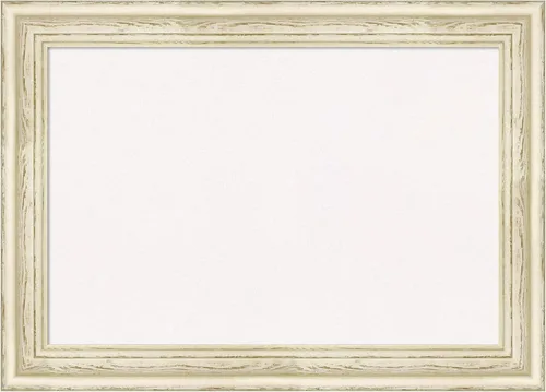 Miniatura 34 de Amanti Art Tablero de corcho blanco para pared (32 x 24) con marco de madera blanco blanco y blanco, tablero de corcho mediano para oficina, tablero