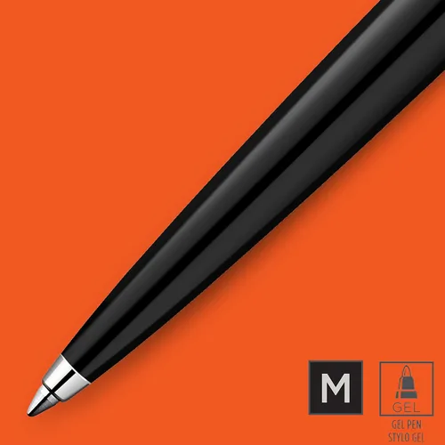 Miniatura 3 de Parker Jotter Originals - Bolígrafo de gel, acabado negro clásico, punta media, tinta negra, paquete de ampollas