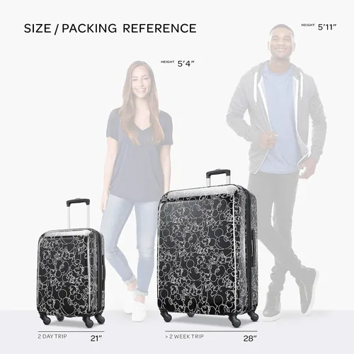 Miniatura 2 de AMERICAN TOURISTER Disney - Equipaje rígido con spinners Mickey Mouse Scribbler Multiface Equipaje duro con spinners de Disney