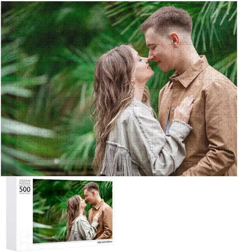 Miniatura 9 de Rompecabezas personalizados a partir de fotos, 1000, 500, 300 piezas, rompecabezas personalizado para adultos, BF GF, pareja, familia, boda, regalo