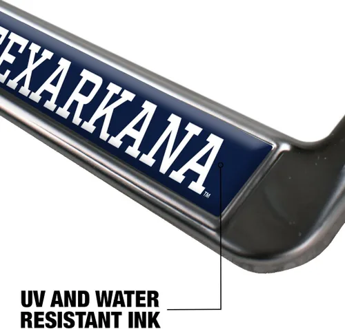 Miniatura 6 de Texas A&M University - Texarkana Mascot - Marco de metal estándar para placa de matrícula de tamaño completo