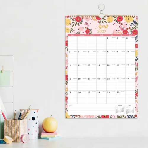 Miniatura 6 de Calendario 2026 – Calendario de pared 2026 2026, calendario mensual de 12 meses de enero de 2026 a diciembre de 2026, 12 x 17 pulgadas, calendario