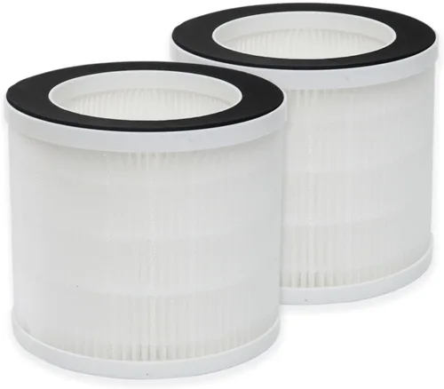 PUREBURG Filtro de repuesto compatible con purificador de aire Afloia Demi, paquete de 2 unidades H13 True HEPA para limpieza de aire, polvo,