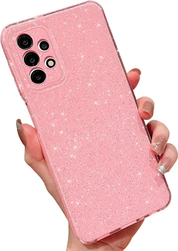 Miniatura 36 de MINSCOSE Funda compatible con Samsung Galaxy A14 5G, bonita funda delgada con purpurina fina, a prueba de golpes, de TPU para mujeres y niñas