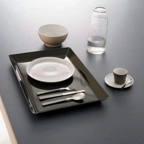 Miniatura 4 de Alessi Cuchara de postre "Santiago", plata