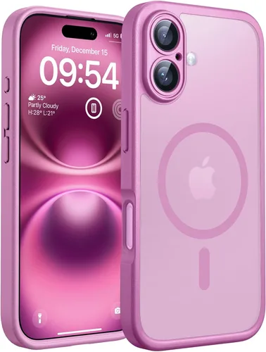 Miniatura 161 de TOCOL Funda magnética 3 en 1 para iPhone 14 Pro, mejorada [protección completa de cámara] con 2 protectores de pantalla, funda de grado militar Azul