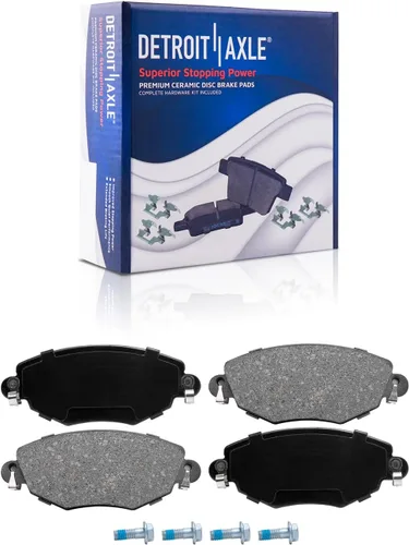 Miniatura 66 de Detroit Axle - Pastillas de freno traseras para Honda Odyssey 2011-2017 Pilot 2007-2013 MDX 2010-2013 ZDX 2010-2013 Pastillas de freno de cerámica