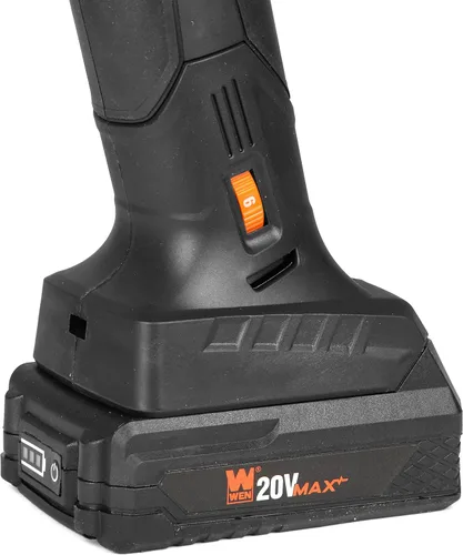 Miniatura 11 de WEN Lijadora de Detalle Inalámbrica, Velocidad Variable con Batería de Iones de Litio de 20 V MAX 2,0 Ah y Cargador (20437)