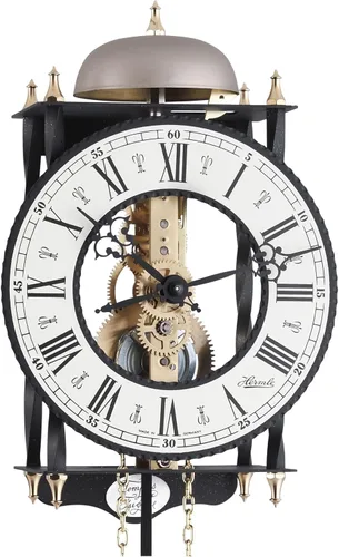 Miniatura 2 de Hermle Reloj de pared clásico con cadena de 8 días con campana en la hora-70503-000701