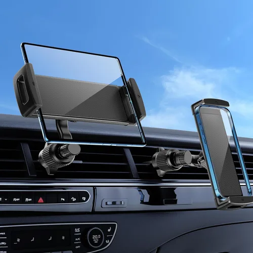 Miniatura 8 de Soporte de teléfono de coche para Samsung Galaxy Z Fold 7 6 5 4 3 accesorios – Soporte de tableta para ventilación de aire de coche manos libres
