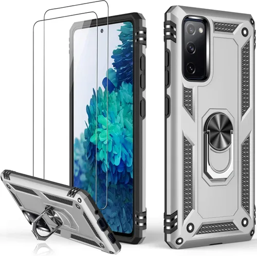 Miniatura 40 de LUMARKE Funda para Galaxy S20 FE con protector de pantalla, supera los 16 pies, probada en caídas, de grado militar, con soporte de anillo
