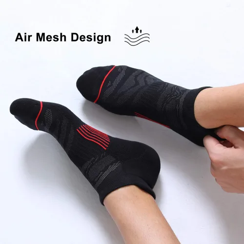 Miniatura 3 de FITRELL Men's 6 Pack Ankle Running Socks Low Cut Cushioned Athletic Sports Socks 7-99-1212-15
