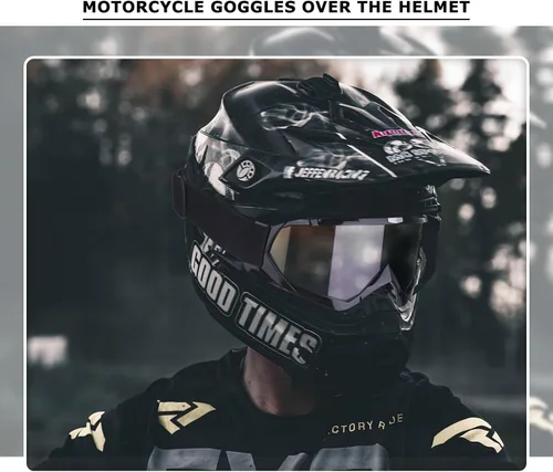 Miniatura 6 de Gafas para cuatrimoto ATV Motocross para equitación, carreras todoterreno para hombres y mujeres