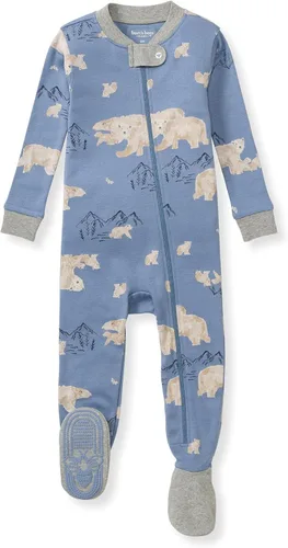 Miniatura 102 de Burt's Bees Baby - Pijama de una pieza para bebé, mameluco para dormir y jugar, algodón 100% orgánico, cremallera frontal