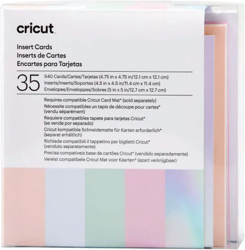 Tarjetas de inserción Cricut S40, cree tarjetas de cumpleaños con profundidad, tarjetas de agradecimiento, tarjetas de felicitación personalizadas