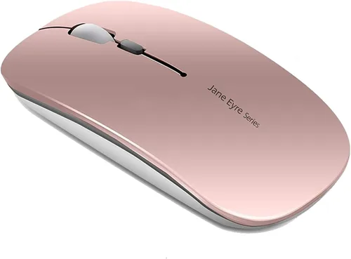 Miniatura 12 de Uciefy Q5 - Ratón inalámbrico recargable delgado, 2.4G, portátil, óptico, silencioso, ultrafino, ratón inalámbrico para computadora con receptor USB
