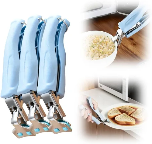 Miniatura 13 de Clip Multiusos Anti-Quemaduras para Platos de Cocina, 2025 Mejora Multifunción Anti-Quemaduras Clip de Silicona Anti-Quemadura Antideslizante
