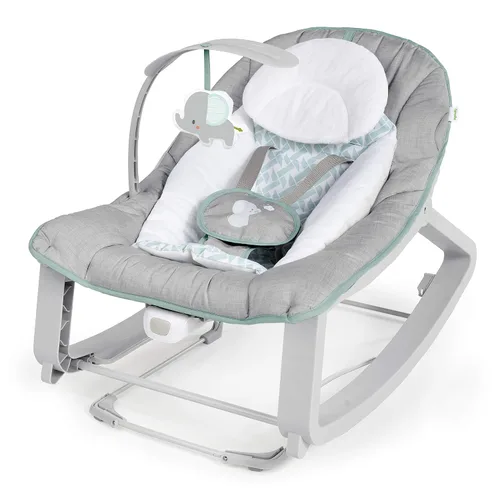 Miniatura 10 de Ingenuity Keep Cozy 3 en 1 Grow with Me - Asiento vibratorio para bebé y balancín de bebé a niño pequeño, 0-30 meses hasta 40 libras (Linden)