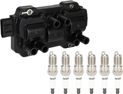 Miniatura 31 de SCITOO 6 bobinas de encendido con 6 bujías de iridio para Ford para Lincoln Expedition Explorer F50 V6 MKS MKT Navigator BL3Z-12029-C UF-646 E1146