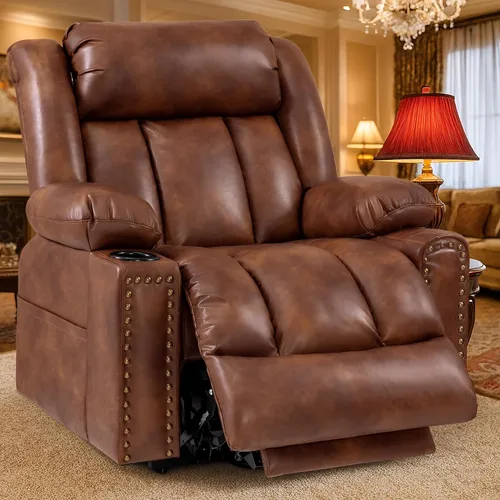 Miniatura 13 de Silla reclinable de elevación de gran potencia de triple motor para personas mayores con calor y masaje, sillas de elevación reclinables