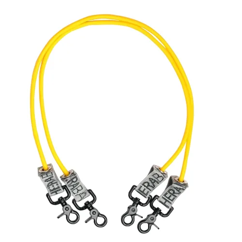 Miniatura 16 de Banda de bienestar profesional TheraBand con tubos resistentes de látex y conectores, 18 pulgadas, 2 Rojo - Medio - Nivel 3
