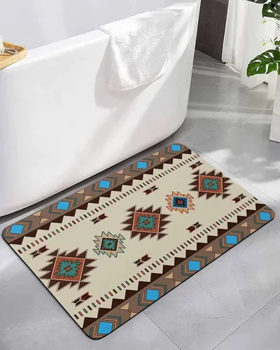 Miniatura 10 de Tapete de baño de Navidad para bañera, antideslizante, de secado rápido y absorbente, de tierra de diatomeas, fregadero, cocina, sala de estar