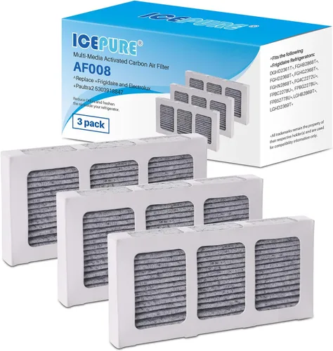 ICEPURE Filtro de aire de repuesto para refrigerador Pureair Ultra 2, Pure Air Ultra 2, Pureair Ultra ii, Electrolux 242047805 5303918847 PAULTRA2