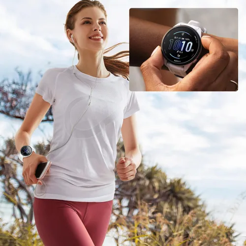 Miniatura 6 de Suoman 3+2 Pack para Garmin Forerunner 165 Protector de Pantalla, Puerto de Carga + [Antiarañazos] Película Protectora de Pantalla de Vidrio