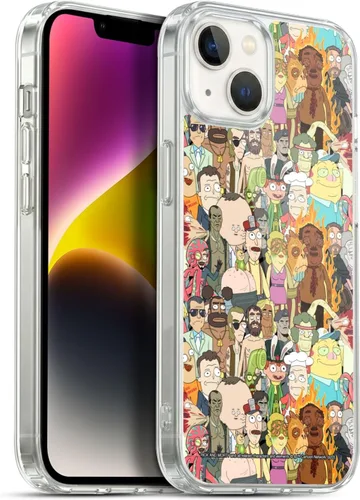 Miniatura 52 de Head Case Designs Funda de gel con licencia oficial de Rick and Morty Aliens Season 3 [protección de grado militar] compatible con Apple iPhone 12