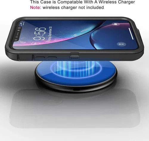 Miniatura 6 de MXX Funda resistente para iPhone 8 con protector de pantalla [sin clip para cinturón] [3 en 1 capas de protección] cubierta de protección de goma