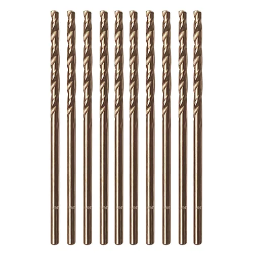 Miniatura 16 de Broca de cobalto de 1/8 pulgadas, broca helicoidal de acero de alta velocidad M35 de longitud estándar, punta de 135 grados para metal duro, acero