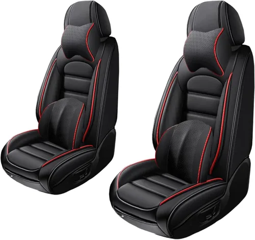 Miniatura 27 de 5 fundas de asiento para Chevy Aveo 2005-2023, fundas de asiento de automóvil de cuero, impermeables, antideslizantes, suaves, cómodas fundas