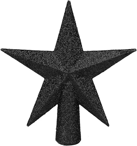 Miniatura 34 de YYCRAFT Adorno de Estrella con Purpurina para la Punta del Árbol Decoración Navideña - 6 Pulgadas, Rojo