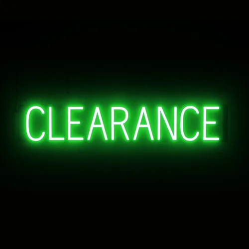 Miniatura 39 de SpellBrite Letrero de venta para empresas Señales relacionadas con la venta con aspecto de neón, luces LED blancas 16.3 x 6.3 pulgadas Blanco