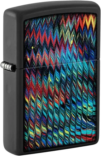Miniatura 10 de Zippo Fusion Marble Design 540 - Encendedor de bolsillo cromado cepillado con diseño de mármol 540 Mármol de fusión