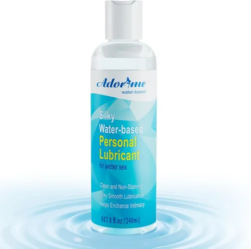 Adorime Lubricante sexual personal a base de agua, lubricante sexual suave y sedoso para mujeres, hombres, parejas, sexo vaginal y anal, fórmula