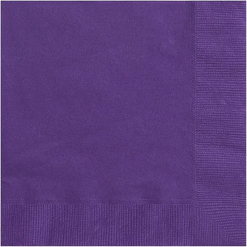 Miniatura 16 de Servilletas de papel sólido lavanda – 6.5 x 6.5 pulgadas (20 unidades) – Diseño elegante y duradero – Perfecto para fiestas, eventos y celebraciones