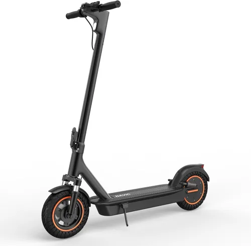 NAVIC Scooter eléctrico para adultos, scooter plegable E con motor potente de 350 W/500 W/750 W, neumáticos sólidos de 8.5 pulgadas/10 pulgadas/14