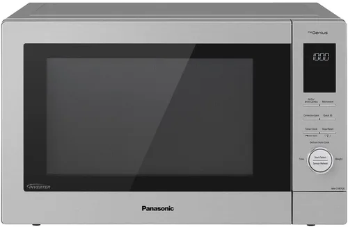 Panasonic HomeChef Combo de Microondas y Freidora de Aire de Mostrador 4 en 1, 20 Preajustes que Ahorran Tiempo + Recetas Vinculadas a la App, Horno