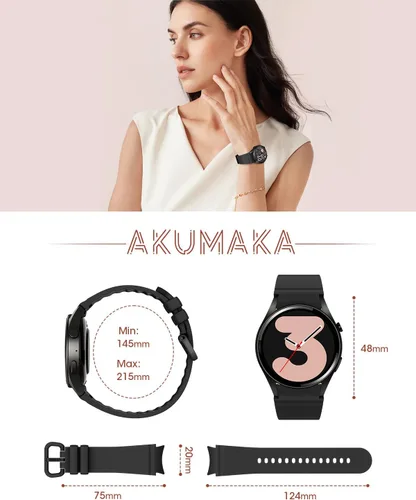 Miniatura 8 de Relojes inteligentes para hombres/mujeres, reloj inteligente Bluetooth de 1.26 pulgadas con monitor de frecuencia cardíaca, SpO2/sueño, más de 110