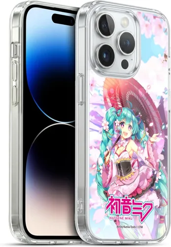 Miniatura 81 de Head Case Designs Licencia Oficial Hatsune Miku Gráficos Lindos Carcasa de Gel [Protección de Grado Militar] Compatible con Apple iPhone 7